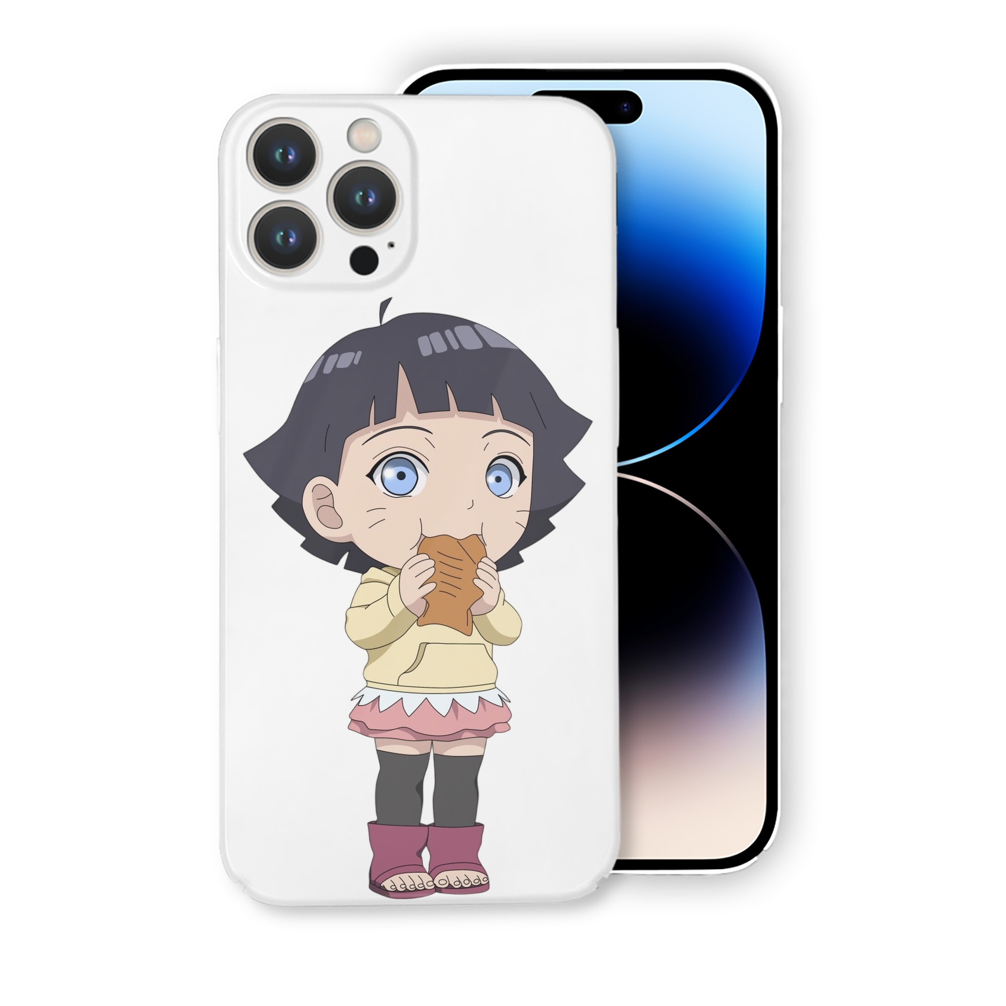 （画像用） NARUTO -ナルト- うずまき ヒマワリ Uzumaki Himawari 【iPhone 14シリーズ対応】ハードケース